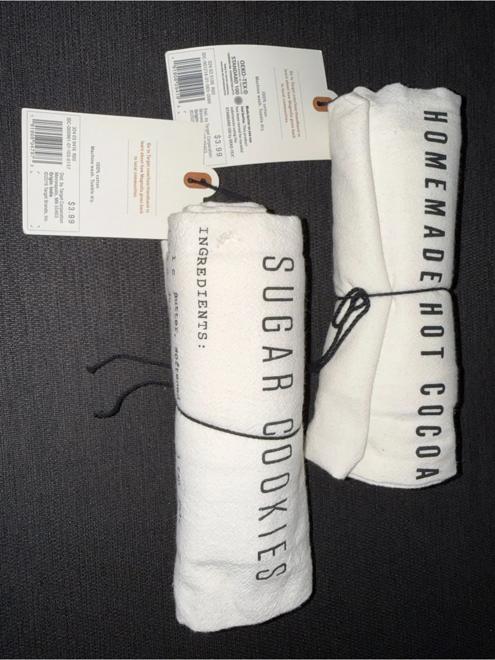 Hearth & Hand set of 2 recipe towels